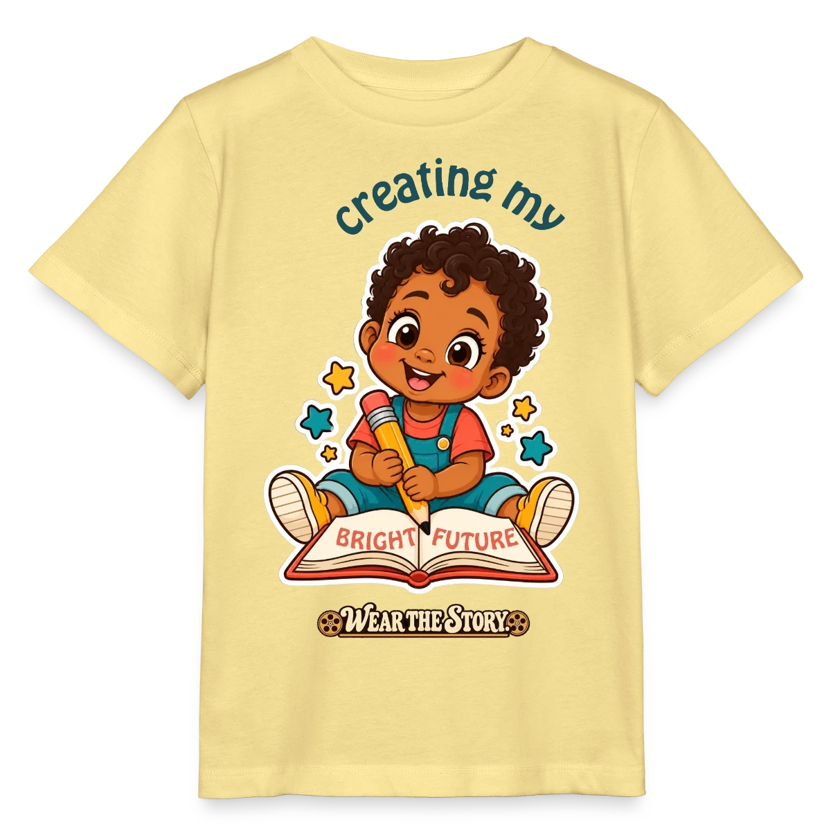 Kids' Organic T-Shirt featuring Creating My Bright Future
