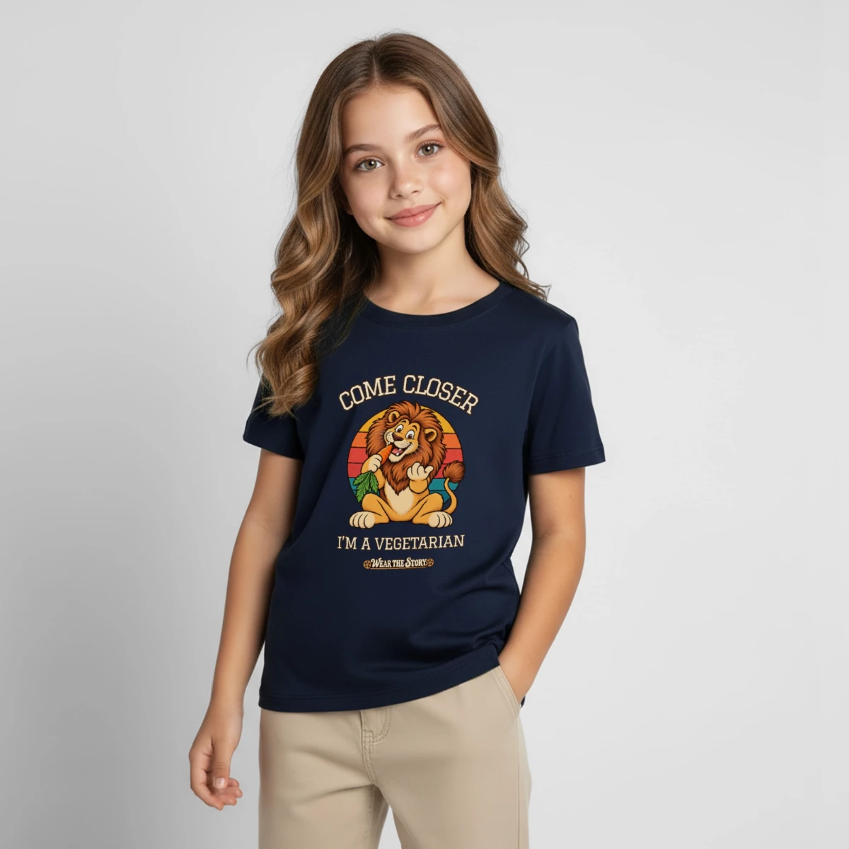 Kids' T-Shirt featuring Come Closer, I'm a Vegetarian