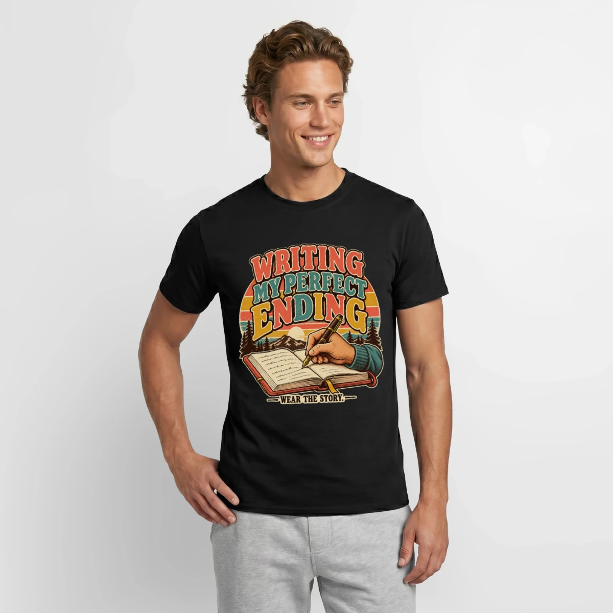 Men's T-Shirt featuring Writing My Perfect Ending