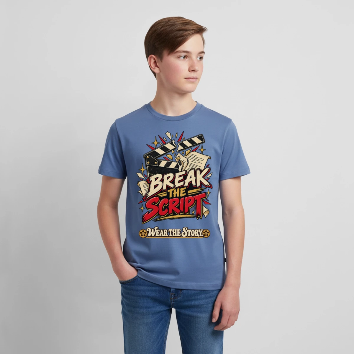 Teenager Premium Organic T-Shirt featuring Break the Script