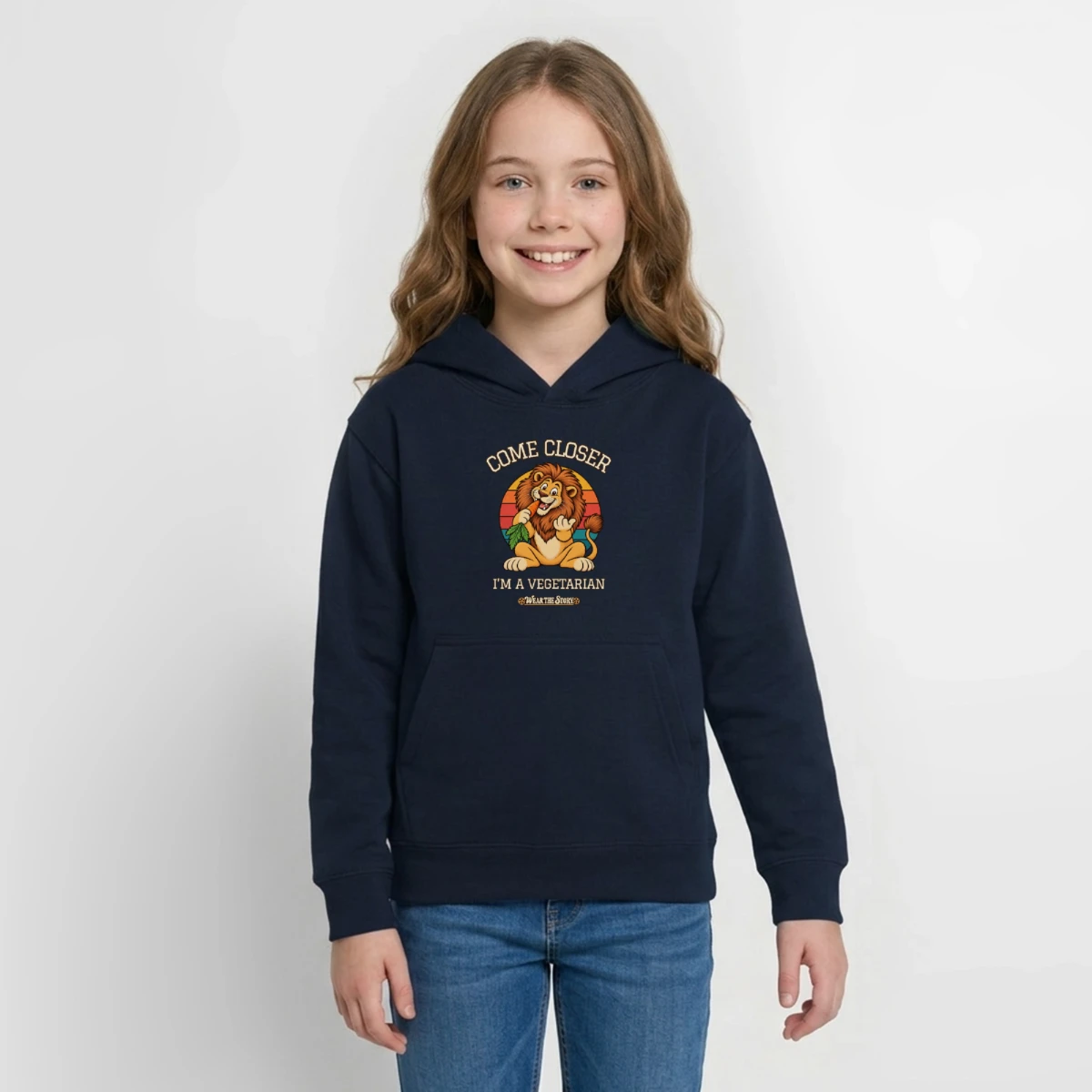 Teenager Hoodie featuring Come Closer, I'm a Vegetarian