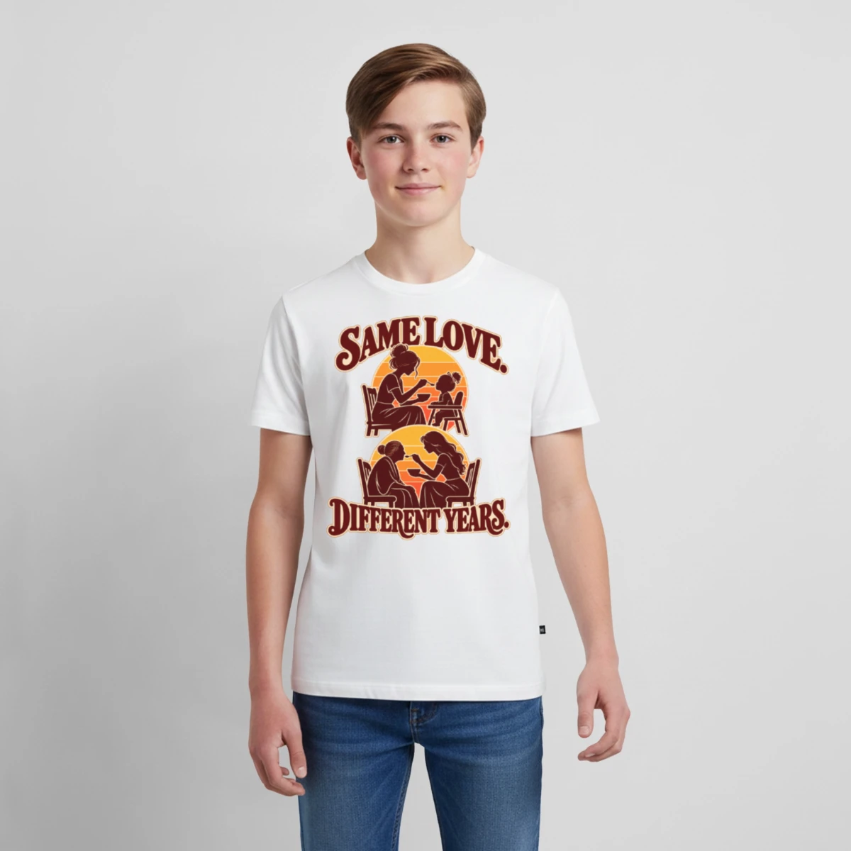 Teenager Premium Organic T-Shirt featuring Same Love. Different Years.