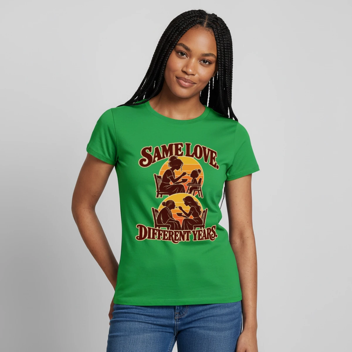 Women's T-Shirt featuring Same Love. Different Years.