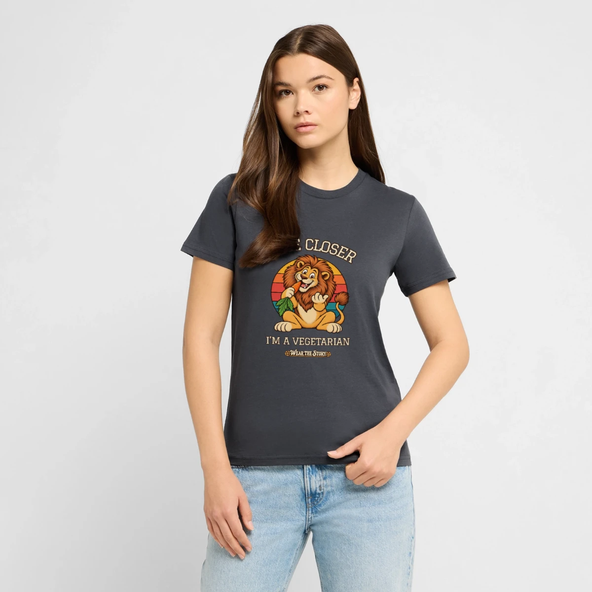 Unisex Organic T-Shirt Crafter featuring Come Closer, I'm a Vegetarian