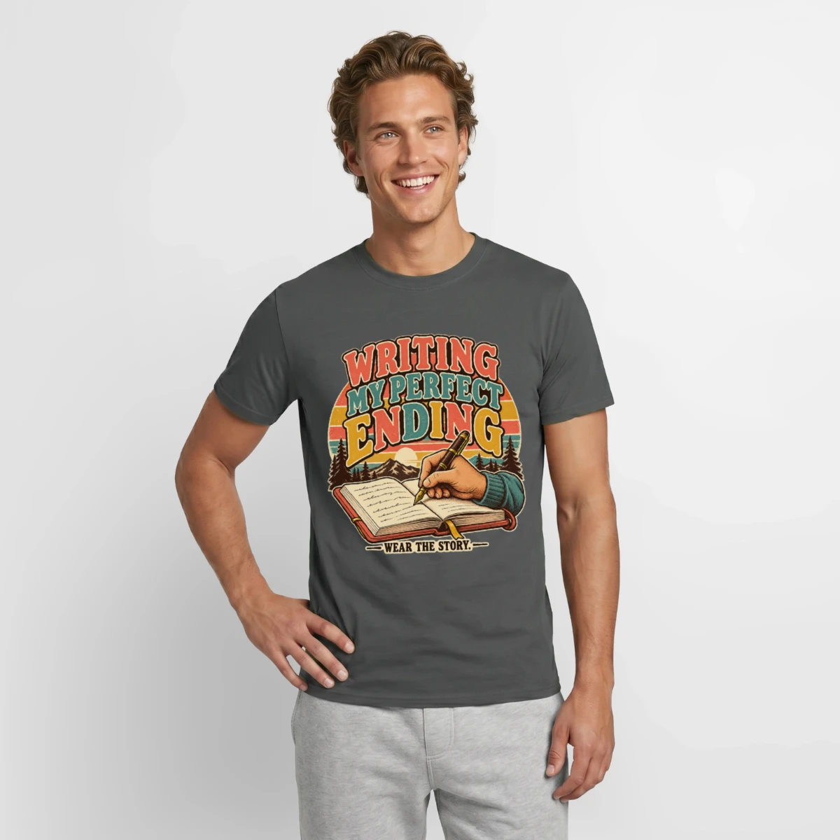 Men's T-Shirt featuring Writing My Perfect Ending
