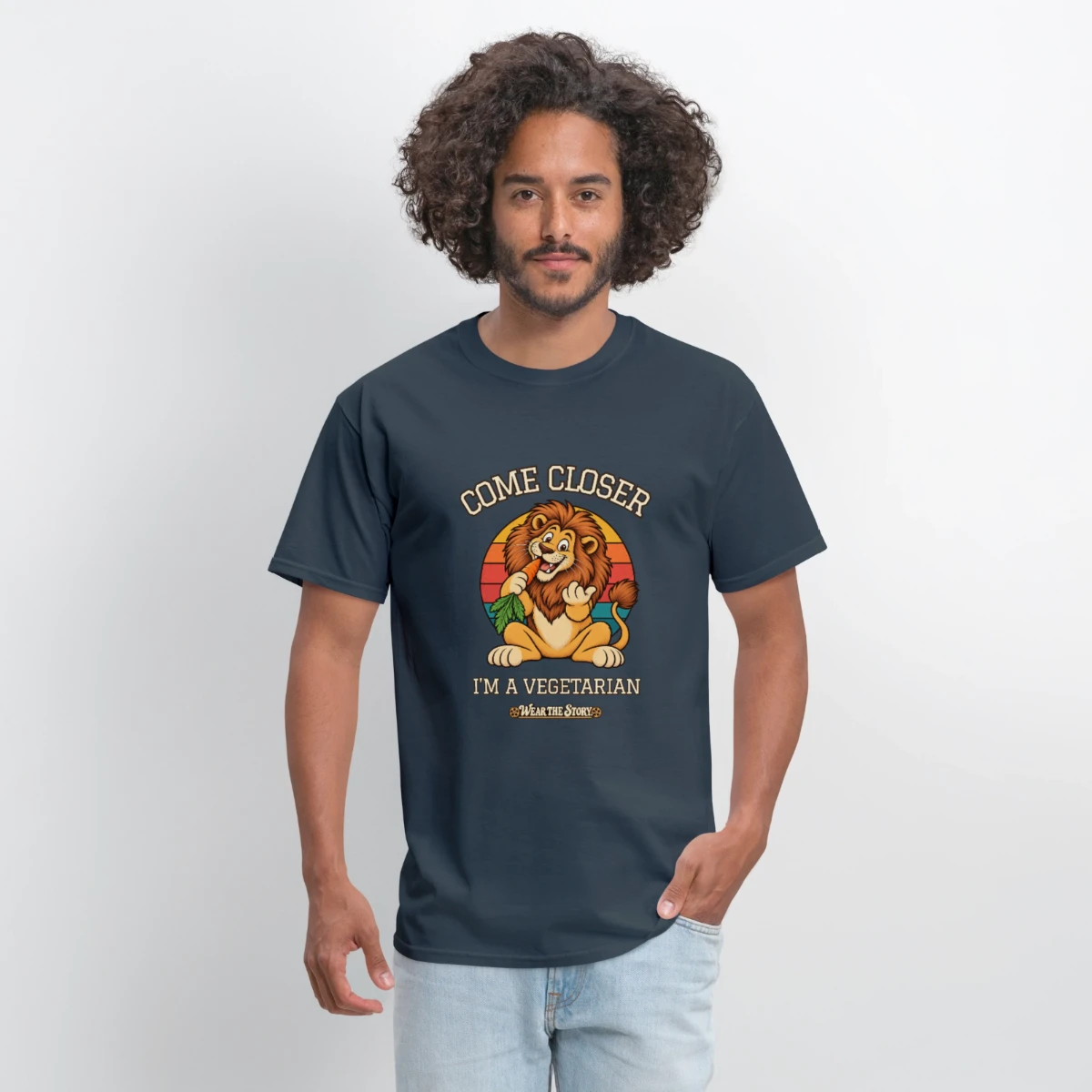 Men's T-Shirt featuring Come Closer, I'm a Vegetarian